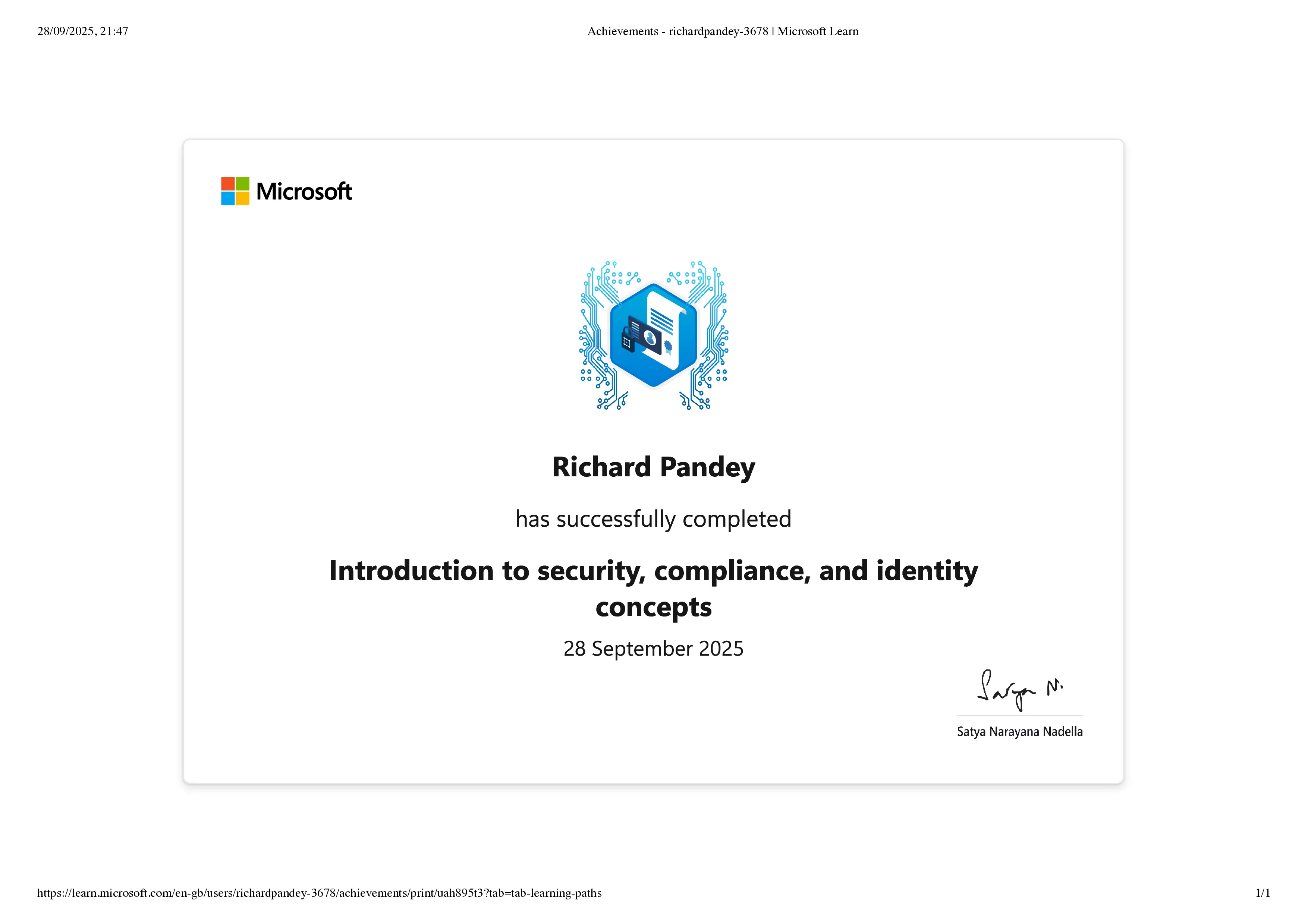 Microsoft certificate 2