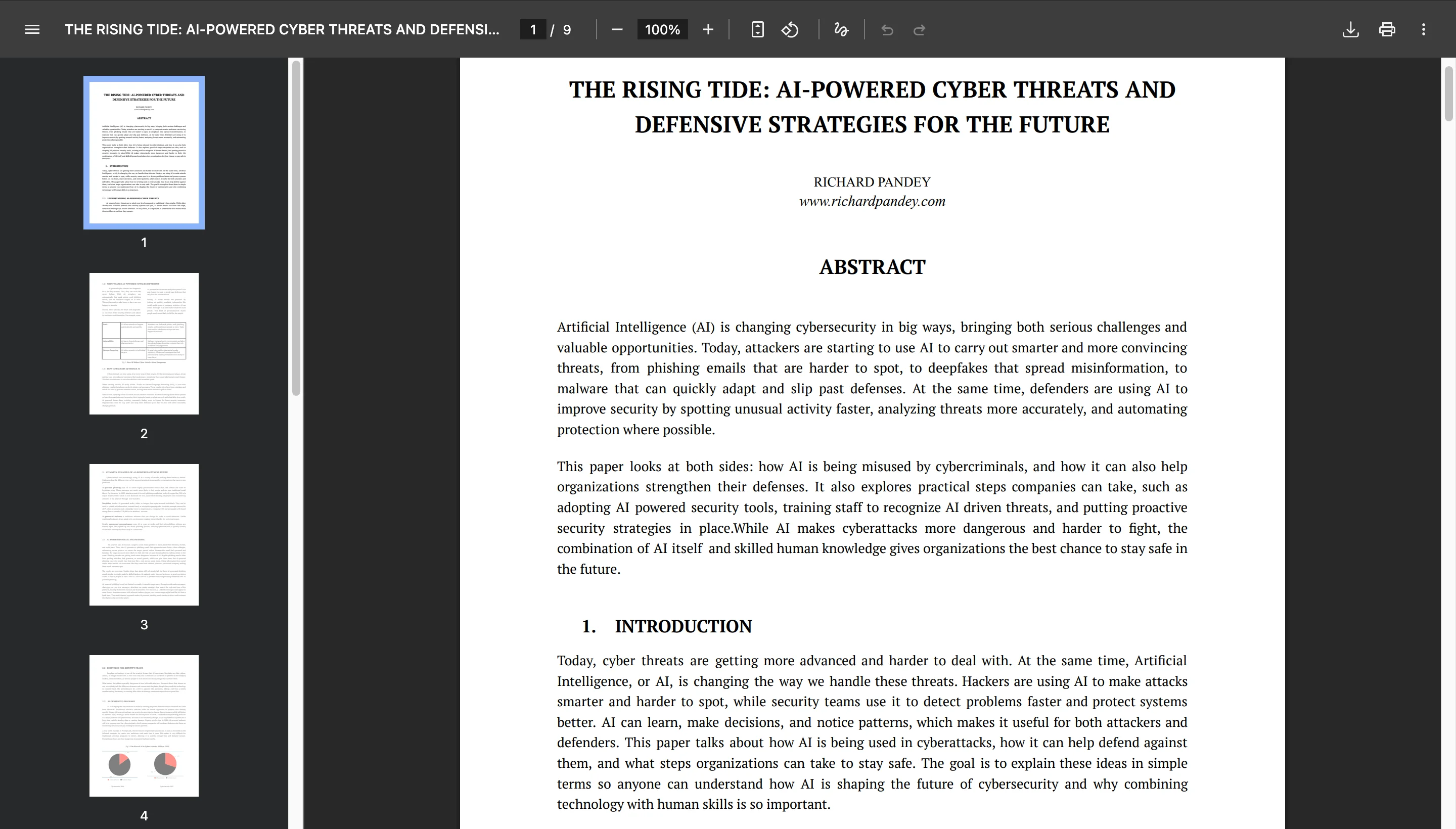 Research paper thumbnail landscape